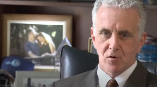 Councilmember Paul Krekorian sits for interview in his office.