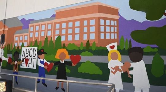 New Mural for Fair Avenue Elementary