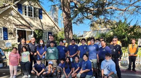 Volunteers of the Katherine Circle cleanup.