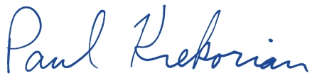 Signature of Council President Paul Krekorian