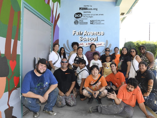 New Mural for Fair Avenue Elementary