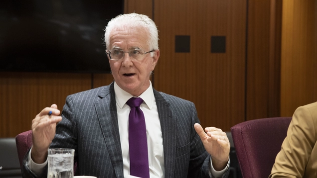 Council President Krekorian speaks during meeting at Veterans Administration office in Washington DC