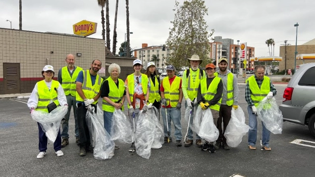 Volunteers turn out for NoHo cleanup.